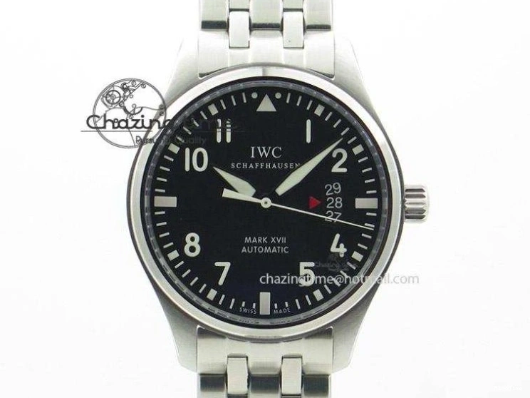 MIROTIME 0220 RelaxedFit Big Pilot Real PR IW500435 “Muhammad Ali” ZF Best Edition On Black Leather Strap A 7295